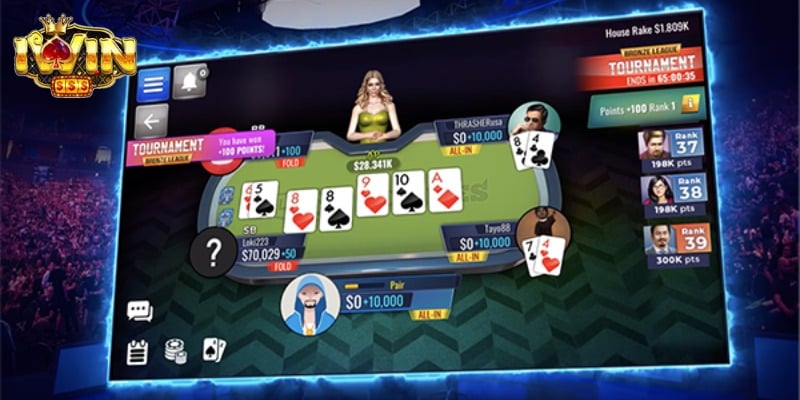 luật Texas Hold'em Online iwin